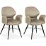 MX Sofa Eetkamerstoel Jamaica - Sand (set van 2 stoelen)