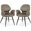 MX Sofa Eetkamerstoel Jamaica - Clay (set van 2 stoelen)