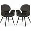 MX Sofa Jamaica dining chair - Anthracite (set of 2 chairs)