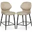 MX Sofa Tabouret de bar Jamaica - Sand (lot de 2 chaises)