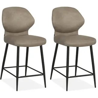 MX Sofa MX Sofa - Barstoel Jamaica - Clay (set van 2 stoelen)