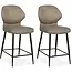 MX Sofa Tabouret de bar Jamaica - Clay (lot de 2 chaises)