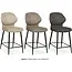 MX Sofa Tabouret de bar Jamaica - Anthracite (lot de 2 chaises)