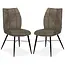 MX Sofa Eetkamerstoel Jefferson - Taupe (set van 2 stoelen)