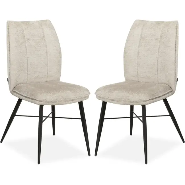 MX Sofa Jefferson Esszimmerstuhl – Natural (2er-Set)