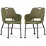 MX Sofa Selena Esszimmerstuhl - Softyl Olive (2er-Set)