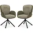 MX Sofa Eetkamerstoel Longford - Sage (set van 2 stoelen)