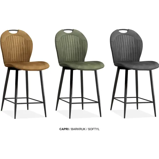 MX Sofa Tabouret de bar Capri - Sand (lot de 2 tabourets)