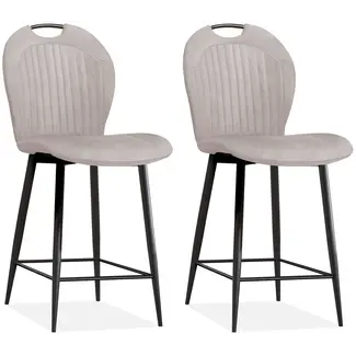 MX Sofa Tabouret de bar Capri - Sand (lot de 2 tabourets)