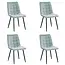 Benoa Lucille Dining Chair - Perfect Harmony - Light Blue (set of 4)