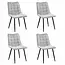 Benoa Dining Chair Lucille Perfect Harmony Grey (set of 4)
