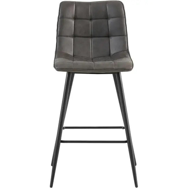 Benoa Tabouret de bar Lucille anthracite (lot de 4)