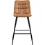 Benoa Lucille cognac bar stool (set of 4)