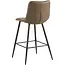 Benoa Tabouret de bar Lucille marron clair (lot de 4)