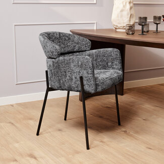 Strafurn Otis Esszimmerstuhl | Grau (2er-Set)