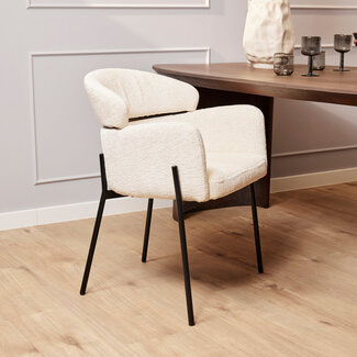 Strafurn Eetkamerstoel Otis | Wit (set van 2)