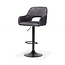 RV Design Tabouret de bar Katy - Tissu Aurora Anthracite