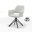 RV Design Katy armchair - fabric Teddy - champagne - swivel base