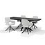 RV Design Fauteuil Katy - tissu Teddy - champagne - base pivotante