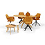 RV Design Katy Armchair - Aurora Velours - Anthracite - swivel base
