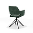 RV Design Fauteuil Katy - Velours Aurora - Hunter UKFR - base pivotante