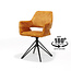 RV Design Armchair Katy - swivel base - Aurora Velours - Gold