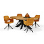 RV Design Sessel Katy – Drehfuß – Aurora Velours – Gold