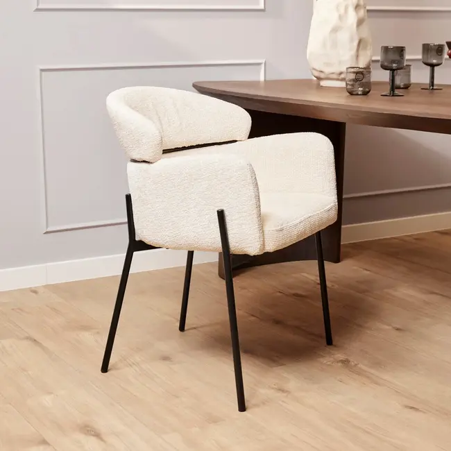 Strafurn Eetkamerstoel Otis | Wit (set van 2)