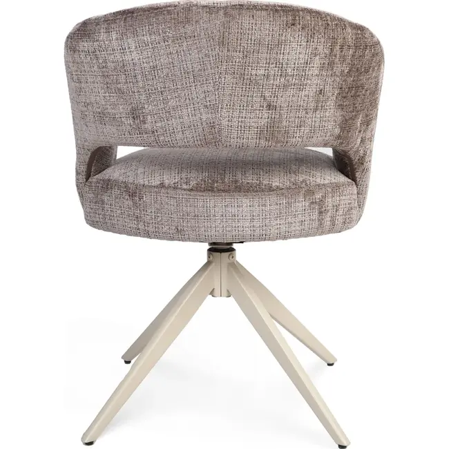 Strafurn Dining Chair Demi - Clay - Sand Legs - With Armrests - Set of 2 Chairs