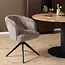 Strafurn Dining Chair Demi - Clay - Black Legs - With Armrests - Set of 2 Chairs