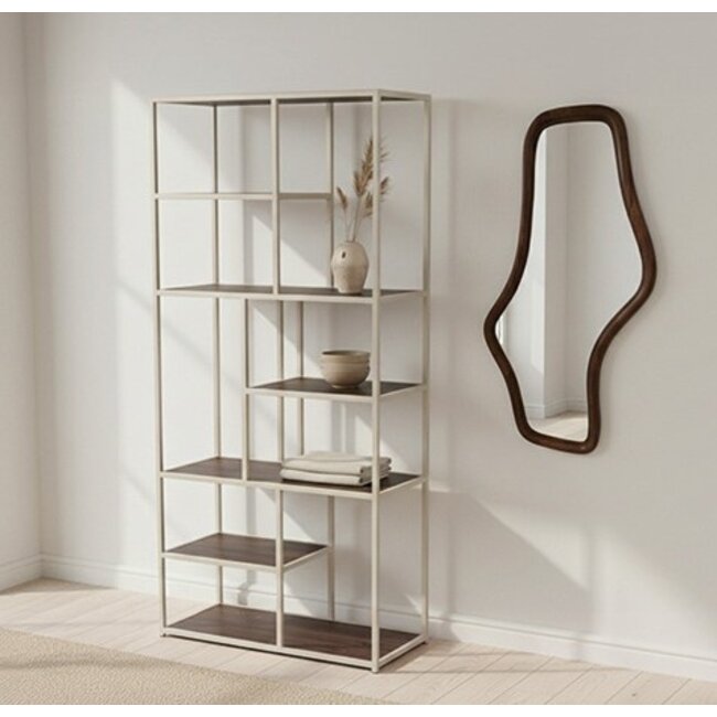 MySons Guadeloupe shelving unit with 5 shelves