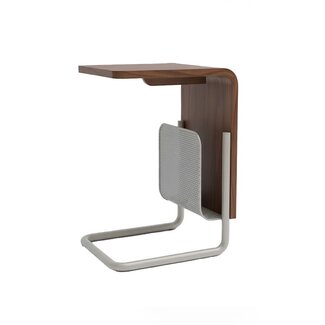 MySons Tablette pour ordinateur portable Saba avec porte-revues en métal