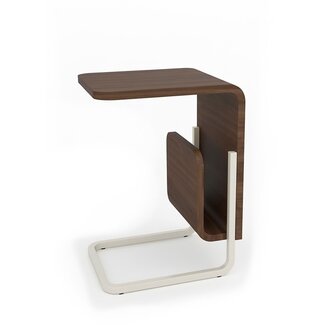 MySons Belize laptoptafel met houten tijdschriftenhouder