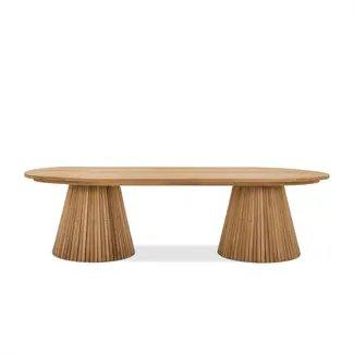 Benoa Table de jardin en teck Mirai - 240 cm