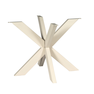 Starfurn Matrixbein - rund - Sand - Metall