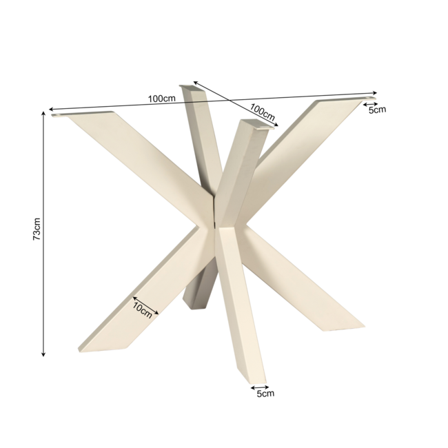 Strafurn Matrixpoot | rond | Zand