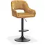 RV Design Tabouret de bar Katy - Tissu Aurora Gold