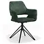 RV Design Katy armchair - Aurora Velours - Hunter UKFR - swivel base