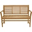 Lesli Living Teak bench Stripe 142 cm