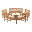 Lesli Living Banc rond en teck 200 cm
