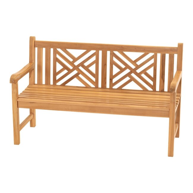 Lesli Living Banc en teck Cross 150 cm