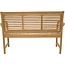 Lesli Living Teak bench Stripe 142 cm