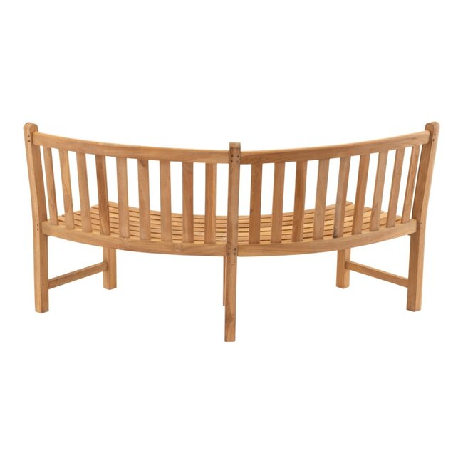 Lesli Living Ronde teakbank 200 cm