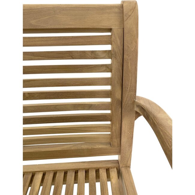 Lesli Living Teakbank Stripe, 142 cm