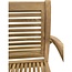 Lesli Living Banc en teck rayé 142 cm