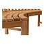 Lesli Living Banc rond en teck 200 cm