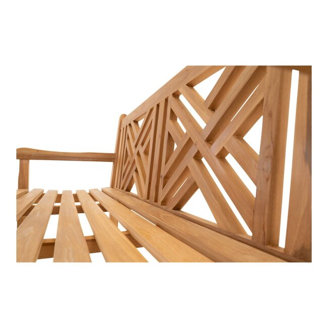 Lesli Living Teakholzbank Cross 150 cm