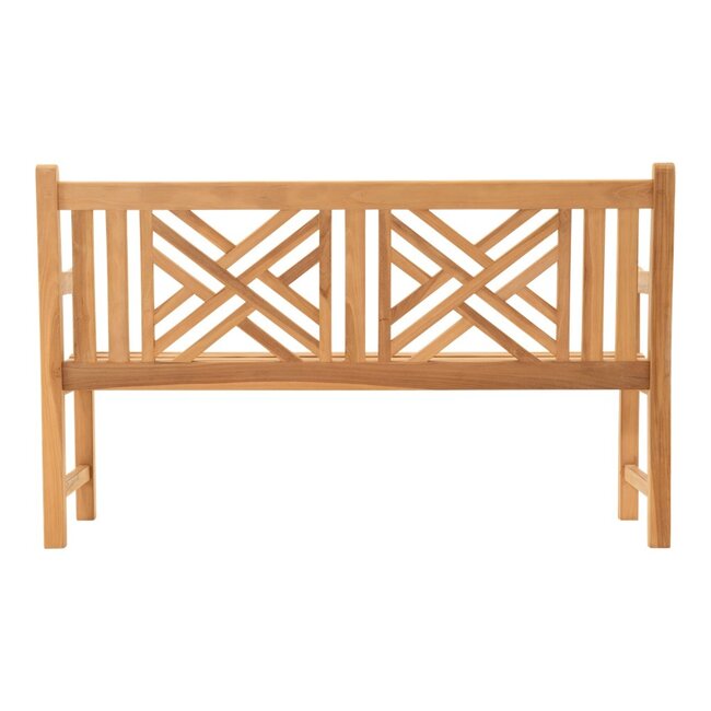Lesli Living Banc en teck Cross 150 cm