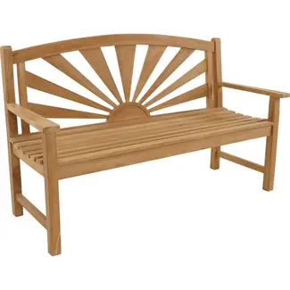 Lesli Living Ławka tekowa Sunburst 156 cm