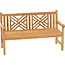 Lesli Living Banc en teck Cross 150 cm